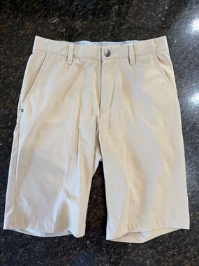 Men's Adidas Lightweight Beige Performance Shorts